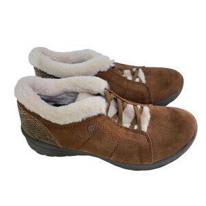 Bzees Golden Boitie Golly Toffee Slip On Faux For Trim Comfort Style Size 7.5W
